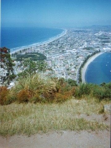 Mt Manganui View of Ocean from Top